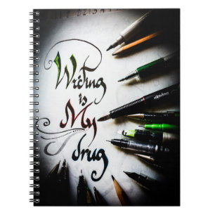 Caderno Espiral Manifesto do escritor louco