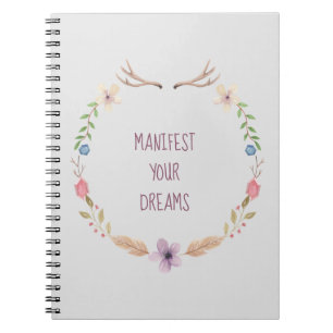 Caderno Espiral Manifesto seus sonhos