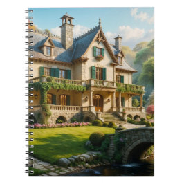 Caderno Espiral Mansão do momento perfeito capturado (1)