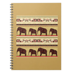Caderno Espiral manta de retalhos africana