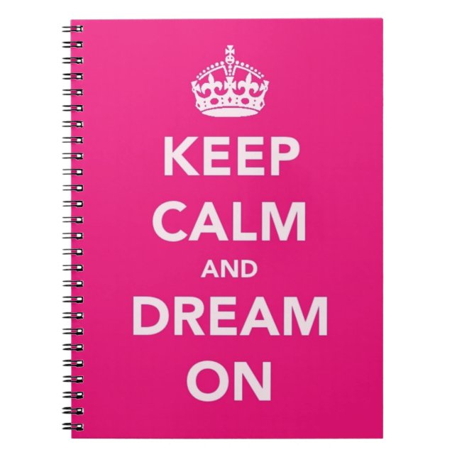Caderno Espiral Mantenha a calma (Frente)