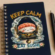 Mantenha a Calma & Coma Sushi – Zen Kawaii Sushi