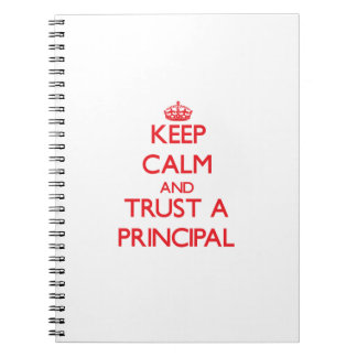 Caderno Espiral Mantenha a calma e confie um principal