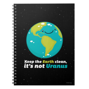 Caderno Espiral Mantenha a terra limpa
