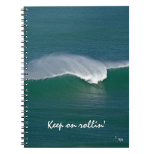 Caderno Espiral mantenha no rollin