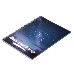 Caderno Espiral mantenha olhar acima