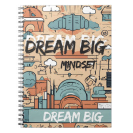 Caderno Espiral Mantenha-se inspirado - Designs motivacionais e de