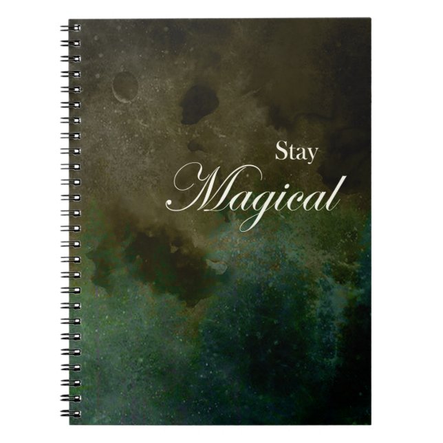 Caderno Espiral Mantenha-se magia (Frente)