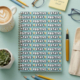 Caderno Espiral Mantenha-se Positivo