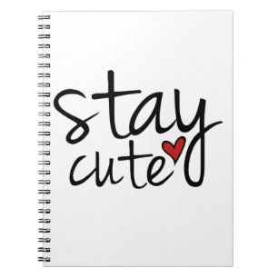 Caderno Espiral Mantenha um notebook bonito