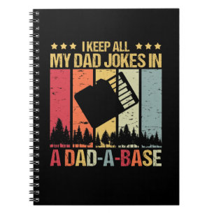 Caderno Espiral Mantenho Todas As Piadas Do Meu Pai Em Um Fa De Vi
