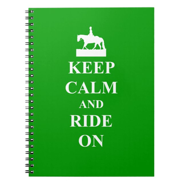 Caderno Espiral Manter calma e andar (Frente)