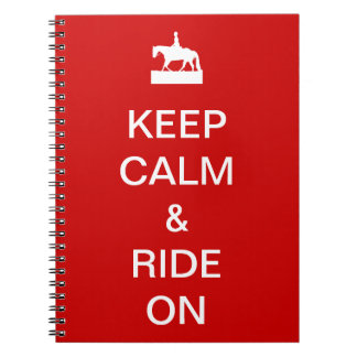 Caderno Espiral Manter calma e andar