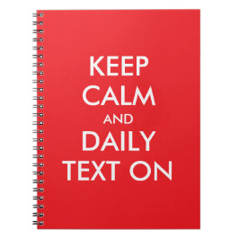 Caderno Espiral Manter Calmo e Texto Diário no JW