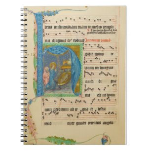 Caderno Espiral Manuscrito de Natal Gana-Cante Medieval
