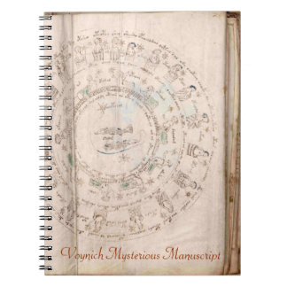 Caderno Espiral Manuscrito misterioso de Voynich
