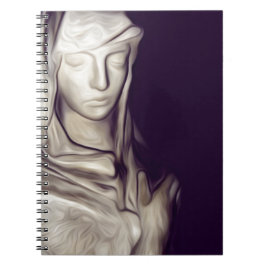 Caderno Espiral mão no coração