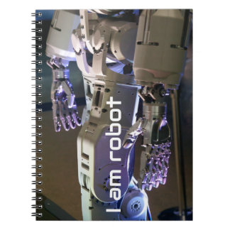 Caderno Espiral Mãos de robô