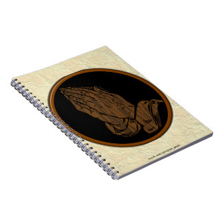 CADERNO ESPIRAL MÃOS EM ORAÇÃO