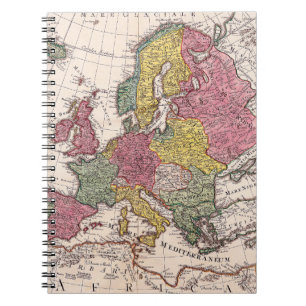 Caderno Espiral Mapa antigo antigo inspirado (9)