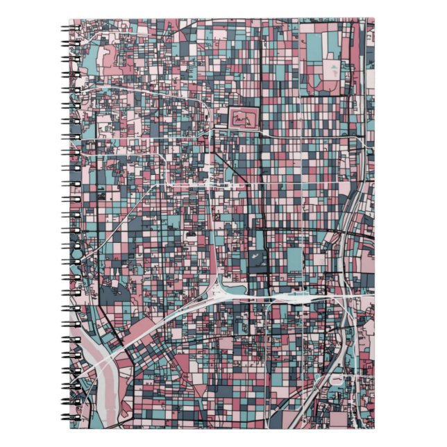 Caderno Espiral Mapa de Kyoto Japão (Frente)