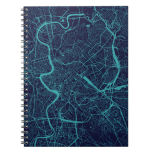 Caderno Espiral Mapa de Roma