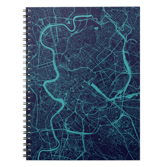 Caderno Espiral Mapa de Roma (Frente)