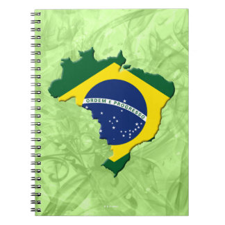 Caderno Espiral mapa do Brasil