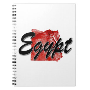 Caderno Espiral Mapa do Egito
