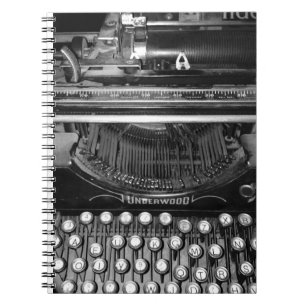 Caderno Espiral Máquina de escrever