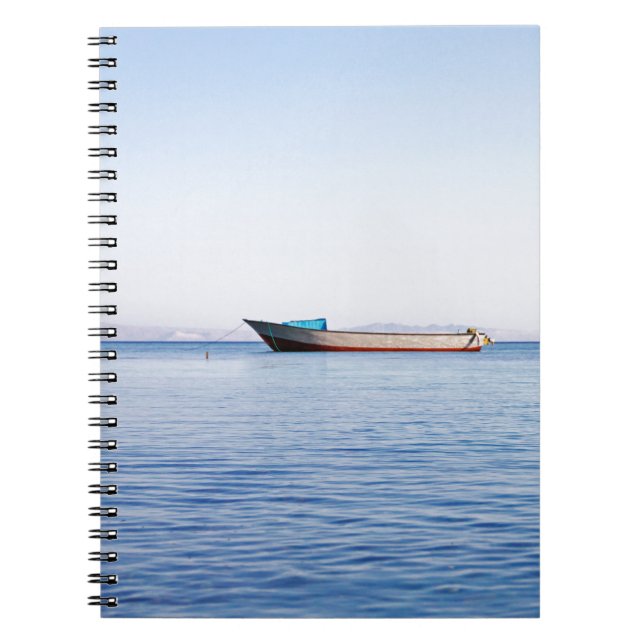Caderno Espiral Mar calmo (Frente)