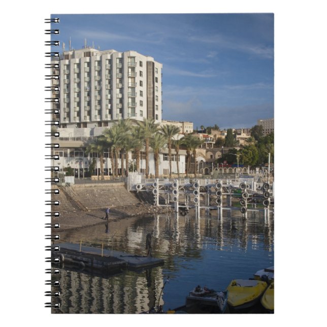 Caderno Espiral Mar da Galileia-lago Tibérias, frente de água, ama (Frente)