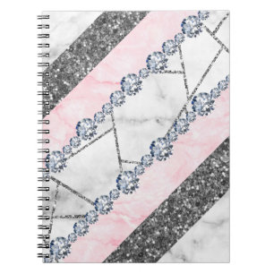Caderno Espiral Marble