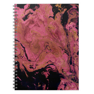 Caderno Espiral Marble, aquarela