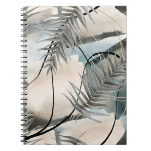 Caderno Espiral Marble Geométrico Floral Nórdico