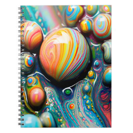 Caderno Espiral Marbles