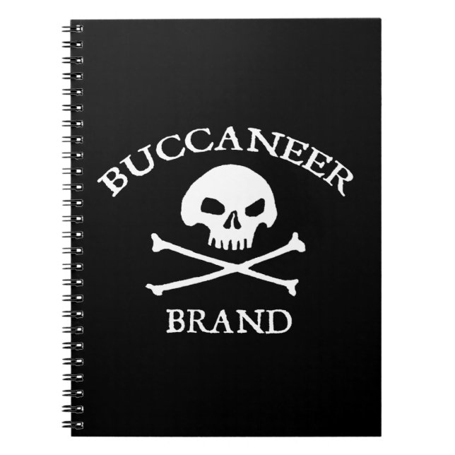 Caderno Espiral Marca do Buccaneer (Frente)