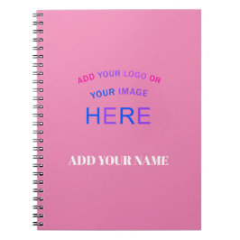 Caderno Espiral Marca registrada personalizada moderna Rosa   