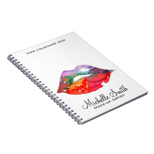 Caderno Espiral Marcagem com ferro quente da composição dos láb