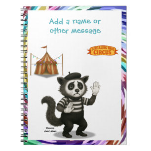 Caderno Espiral Marcel, civeta mímica