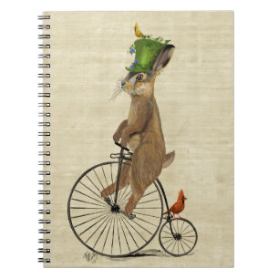 Caderno Espiral Marcha de lebre na Penny Farthing 3