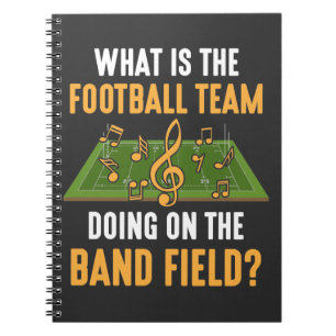 Caderno Espiral Marching Banda Field Diretor Team Orchest