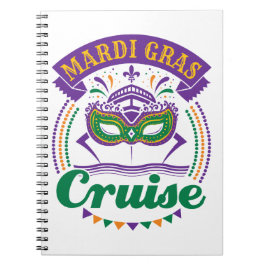 Caderno Espiral Mardi Gras Cruise