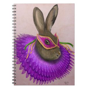 Caderno Espiral Mardi Gras Hare 4