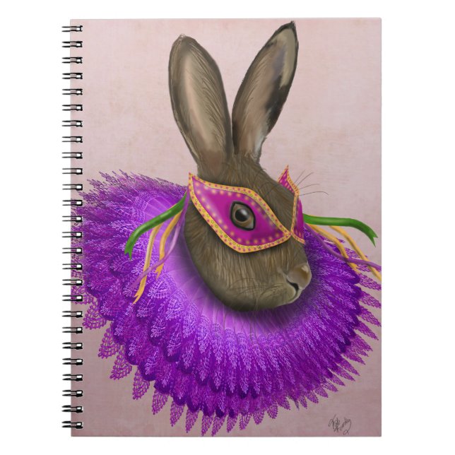 Caderno Espiral Mardi Gras Hare 4 (Frente)