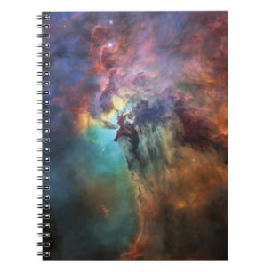 Caderno Espiral Mares Tempestuosos da Nebulosa do Lagoon em Sagitá