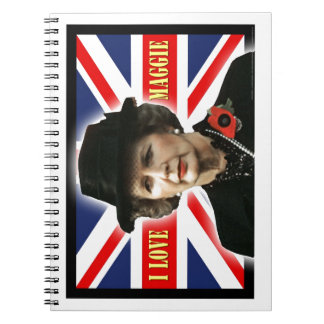 Caderno Espiral Margaret Thatcher I Love Maggie