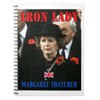 Caderno Espiral Margaret Thatcher Primeiro-Ministro