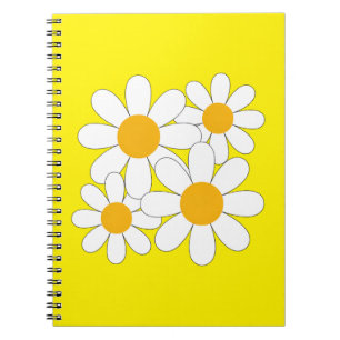 Caderno Espiral Margarida Brilhante e Ousada