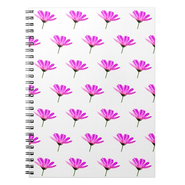 Caderno Espiral Margarida Rosa   (Frente)